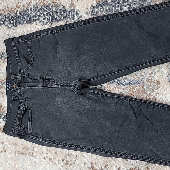 J.CREW high rise vintage straight faded black jeans size 26 - Picture 5 of 10